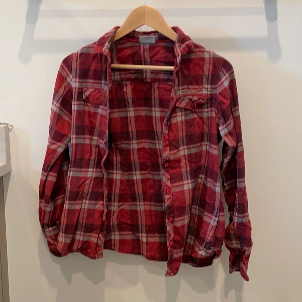 Red Columbia flannel